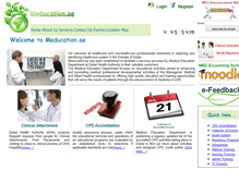 Tablet Screenshot of meducation.ae