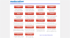 Desktop Screenshot of meducation.com
